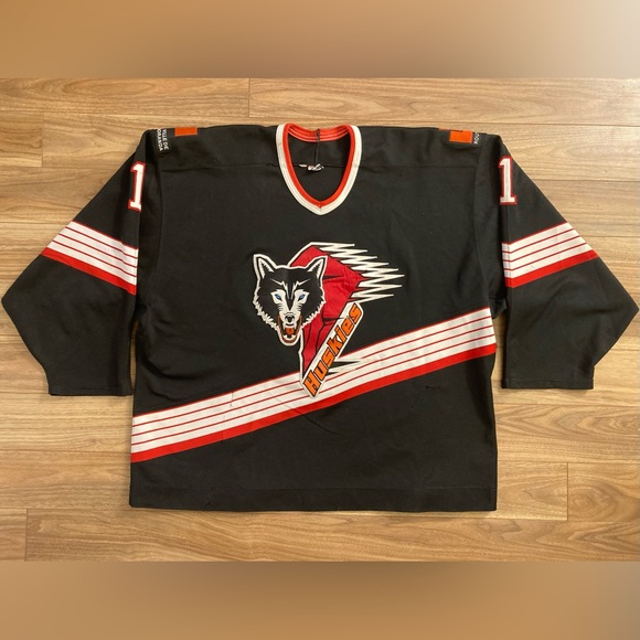 CCM Other - 1996-97 Rouyn-Nouranda Huskies Game Used Worn Hockey Jersey Goalie QMJHL CHL